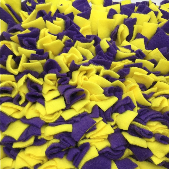 Purple and Lime Green Snuffle Mat for Fur Babies - Picture 2 of 5